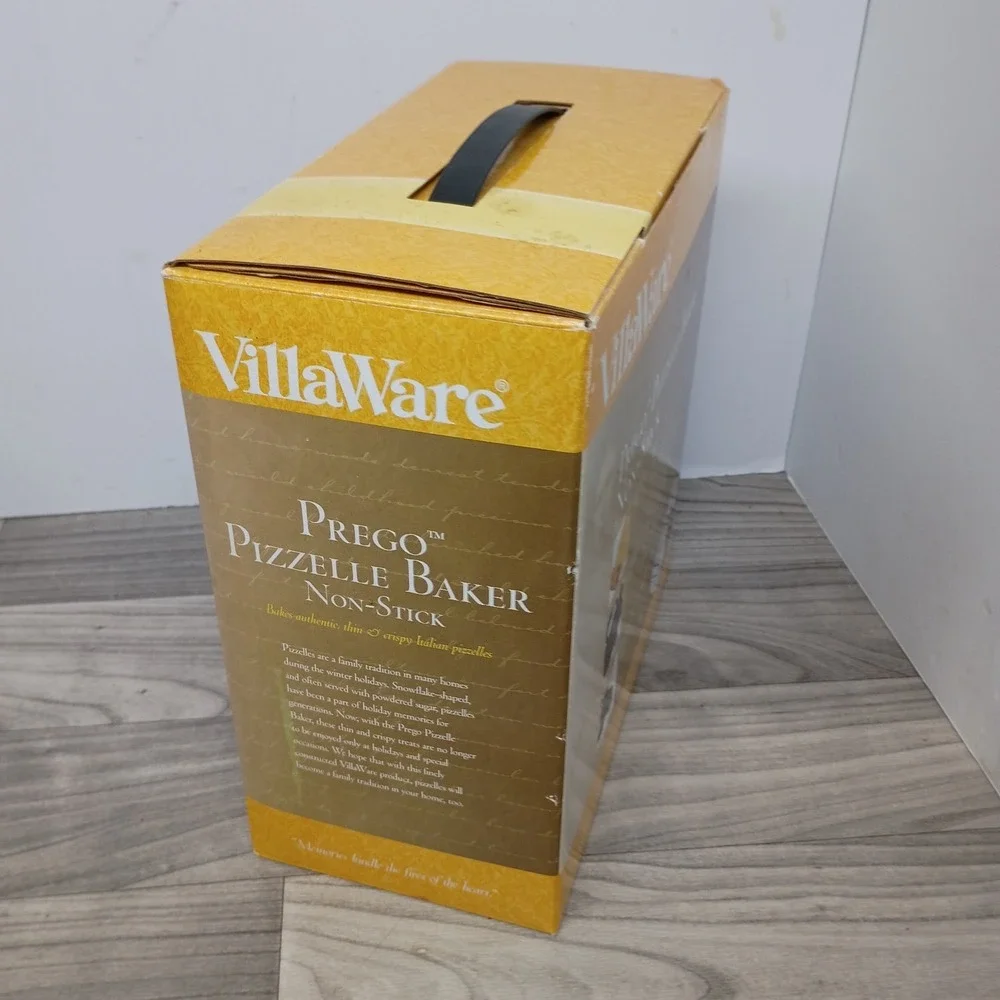 VillaWare Prego Pizzelle Baker Series 2 Maker 3600-NS Italian Cookies